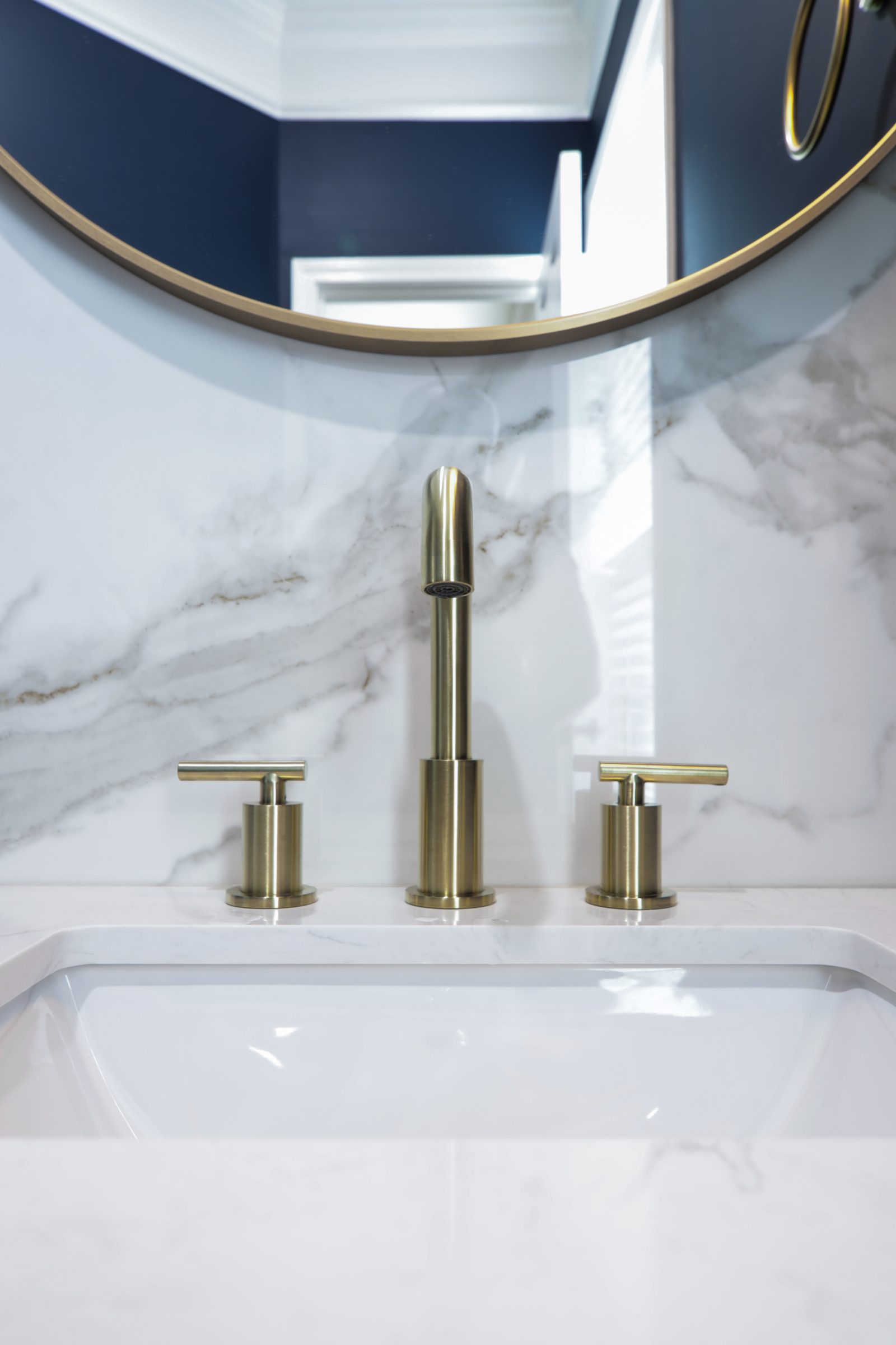Merrimont Way — Marble vanity
