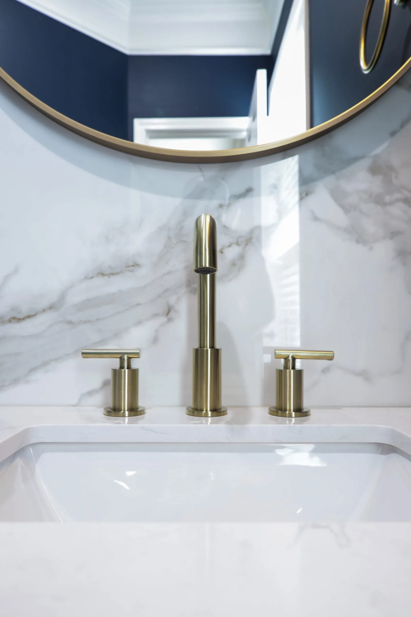 Merrimont Way — Marble vanity